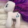 Rarity Ty Beanie Buddies Plush My Little Pony 2015 about 12.5 cm Used Please see photos Image 4