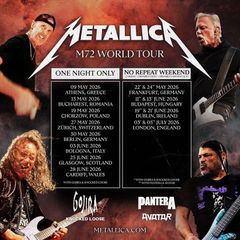 Metallica Live in Dublin Sunday 21/06/2026  Standing Ticket for Sale