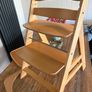 Hauck Wooden High Chair (Adjustable) + Tray Image 7