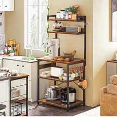 kitchen storage &led light &;power outlets