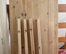 Solid wood table