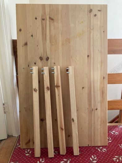 Solid wood table