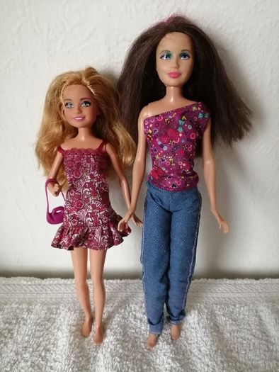 Skipper and Stacey dolls lot d