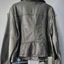 ladies leather biker style jacket Image 3