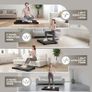 4 in 1 Walking Vibration Pad, Under Desk Treadmill, 4 Vibration Modes, Portable Vibration Walking Pad for Homes and Offices Image 5