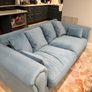 Beautiful Blue Sofa Image 5