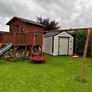 Playhouse with swings and slide Image 9