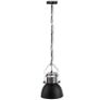 Ceiling Lamp 2 pcs Height-adjustable Modern Black Metal Image 7