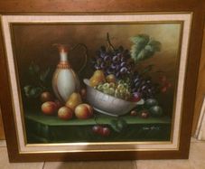 original oil painting by van hunt