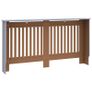 Radiator Cover Anthracite 152x19x81.5 cm MDF Image 5