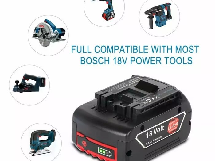 18V 8000mAh for Bosch BAT618 Battery Professional GBA GBH GSR GSB BAT620 BAT609G BAT614 Electric Drill Replacement Battery