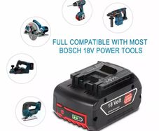 18V 8000mAh for Bosch BAT618 Battery Professional GBA GBH GSR GSB BAT620 BAT609G BAT614 Electric Drill Replacement Battery
