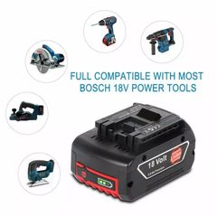 18V 8000mAh for Bosch BAT618 Battery Professional GBA GBH GSR GSB BAT620 BAT609G BAT614 Electric Drill Replacement Battery
