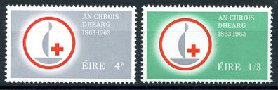Ireland 1963 - 100th. Anniversary of the Red Cross - Complete Set - Mint Never Hinged
