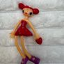 Bendi Dolls Picket Sized Pals Lot Of Two Red Haired dolls Heart Used Please see pictures Image 4