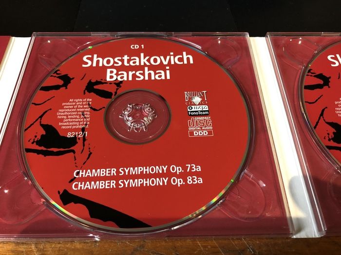Shostakovich/Barshai " Chamber Symphonies 1-5"