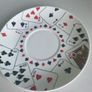 Vintage playing card cup and saucer set Image 2
