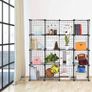16 Cube Wire Storage Shelves, Multifunctional DIY Wire Fence Wardrobe Closet Cabinet Bookcase Bookshelf Perfect for Office/Livingroom/kitchen/Bathroom (FREE POSTAGE) Image 6
