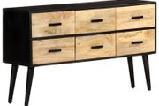 Sideboard 110x33x64 cm Solid Mango Wood
