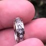 9ct Gold & Sterling Silver Ring Set With Quartz Crystals Image 9
