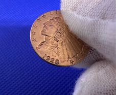 1928 American Eagle Indian Head Gold coin