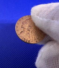 1928 American Eagle Indian Head Gold coin