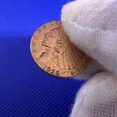 1928 American Eagle Indian Head Gold coin
