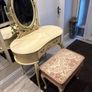 Vintage dressing table and a matching stool Image 2