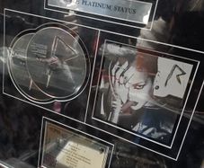 rihanna double platinum award