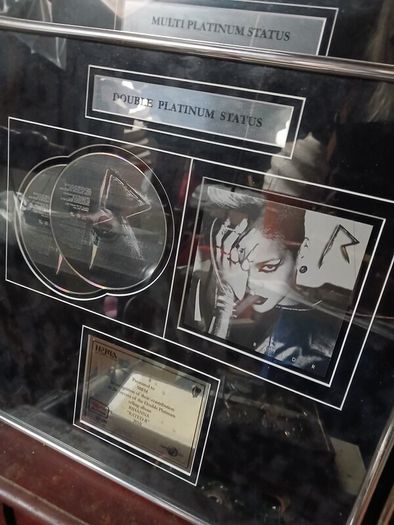 Rihanna double platinum award