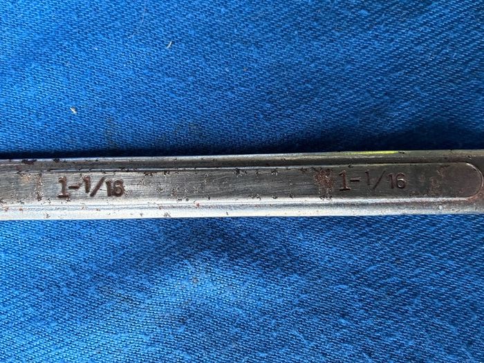 Vintage combination spanner  1-1/16