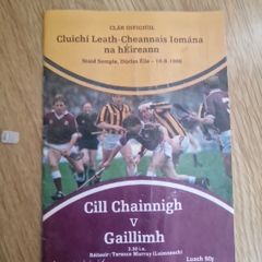 Vintage 1986 GAA Hurling Programme Kilkenny v Galway (All-Ireland Semi-Final)