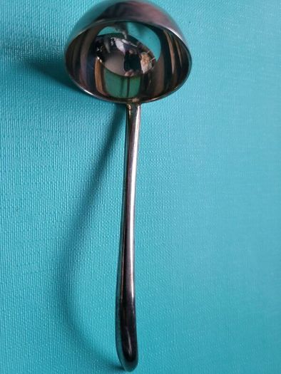 silver plated ladle