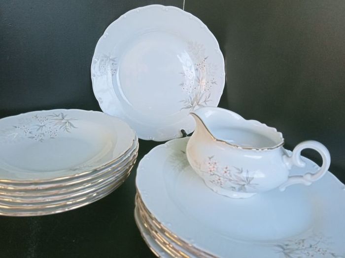 MZ Moritz Zdekauer Bohemian Porcelain Dinnerware