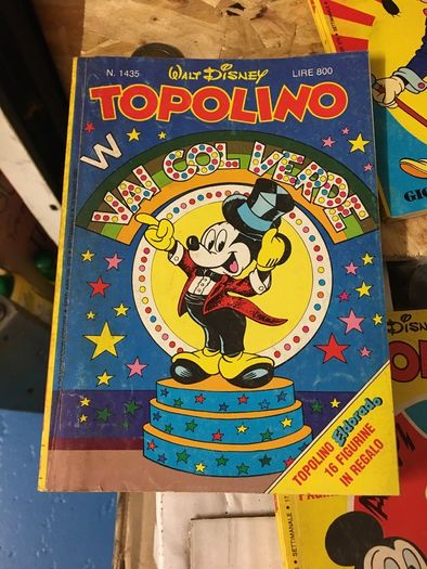 Mickey Mouse Italian Magazine 70's and 80's lot of 70