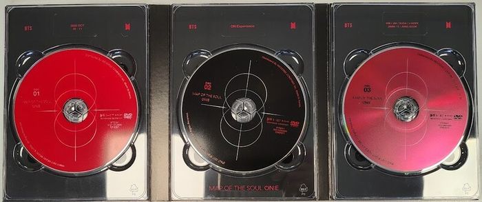 BTS - Map Of The Soul ON:E 3 x DVD (2021) Limited Edition Box Set K-Pop EX+