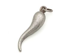 925 Vintage Sterling Silver Cornicello Pendant