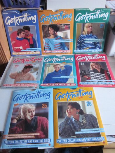 Marshall Cavandish Vintage 1980's Get Knitting Patterns X312