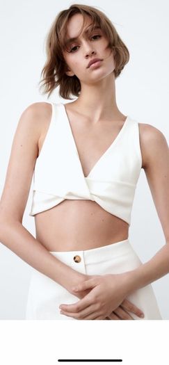 zara crop top
