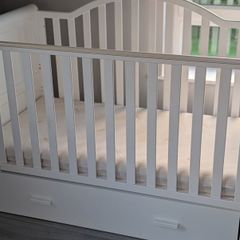 white oslo cot bed