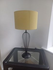 Table Lamp With Metal Base