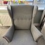 Grey Armchair Image 4