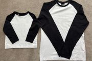 Mommy and child matching tops, size M/1-2 years