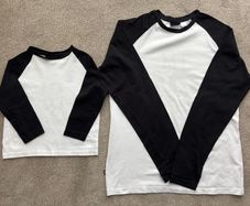 Mommy and child matching tops, size M/1-2 years