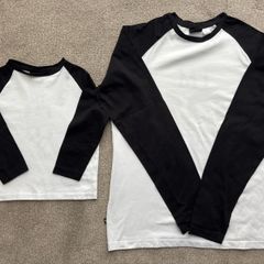 Mommy and child matching tops, size M/1-2 years