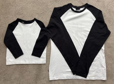 Mommy and child matching tops, size M/1-2 years