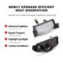2PCS/Lot Car LED License Plate Lamp Light For Mazda 2 3 M2 M3 2011-2013 Rear Number Lamps White Auto Accessories LED Rear Taillight Image 3