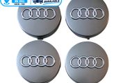 Audi 60mm Grey Centre Caps 4B0601170