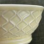 Vintage Mid-Century pale yellow Ceramic Window Box Planter Image 4