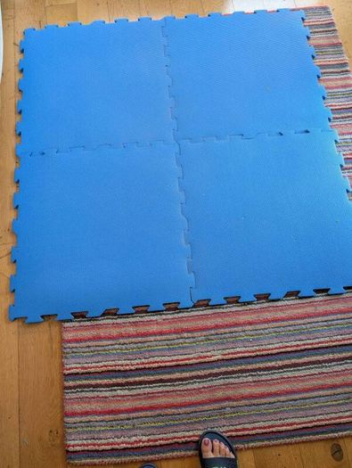 Activity Mat 2 x 2 feet with all 4 pieces combined